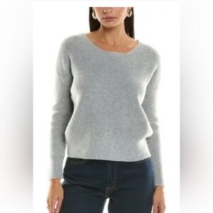 BISHOP + YOUNG Heather Gray Scoop Neck Sweater